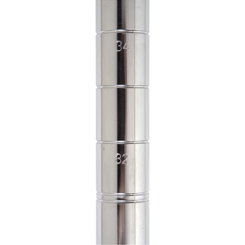 Heavy-Duty Chromate Wire Shelving Post, 54" H Seaboard Timber Mart