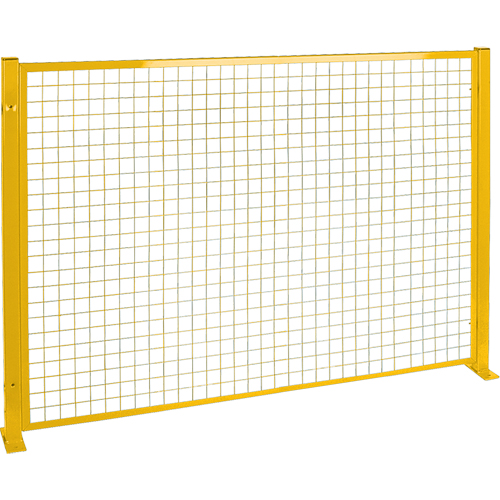 Mesh Style Perimeter Guard, 4' H x 8' W, Yellow Seaboard Timber Mart