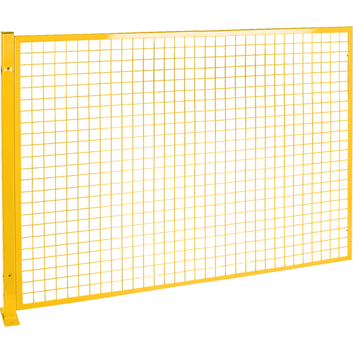 Mesh Style Perimeter Guard, 4' H x 8' W, Yellow Seaboard Timber Mart