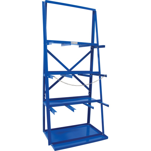 Bar Storage Rack, Vertical, 3 Levels, 36" W x 24" D x 84" H, 3000 lbs. Cap. Seaboard Timber Mart