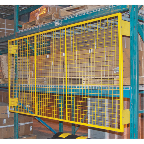 Pallet Back Rack Guards, 120" W x 48" H, 6" Brackets Seaboard Timber Mart