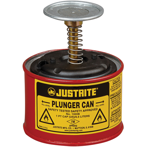 Plunger Cans, 1 pt. Capacity Seaboard Timber Mart