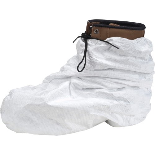 Tyvek&reg; 400 Shoe & Boot Cover, One Size, Polyethylene, White Seaboard Timber Mart