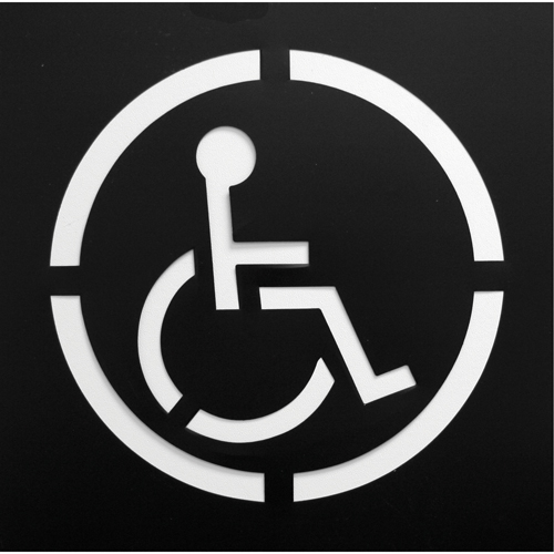 Safety Sign Stencils, English, 15.5" x 15.5" Seaboard Timber Mart