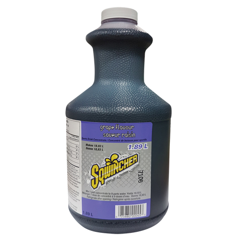 Sqwincher Boisson de r&eacute;hydratation, Concentr&eacute;, Raisin Seaboard Timber Mart