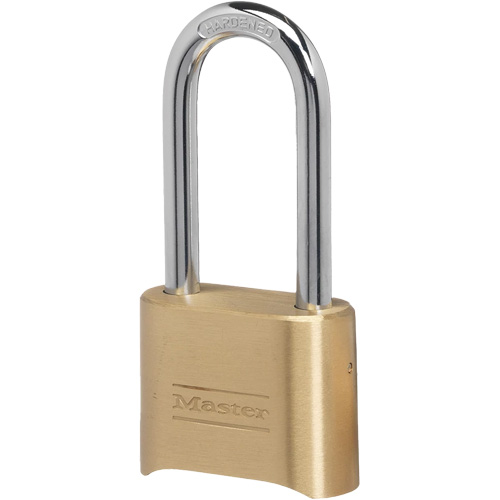 Cadenas &agrave; combinaison, Argent, Rev&ecirc;tement en laiton, Largeur de 2" Seaboard Timber Mart