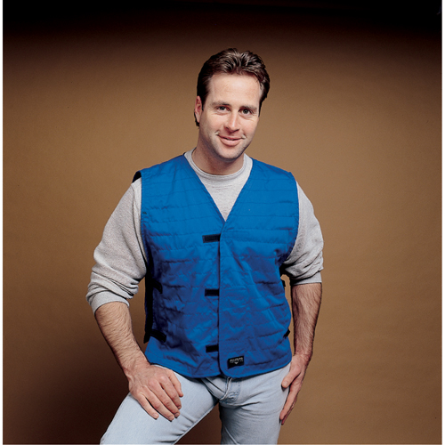 Cooling Vests With Insert Pockets, Large, Royal Blue Seaboard Timber Mart