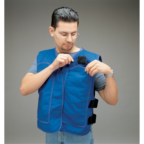 Cooling Vests with Insert Pockets, Large, Royal Blue Seaboard Timber Mart