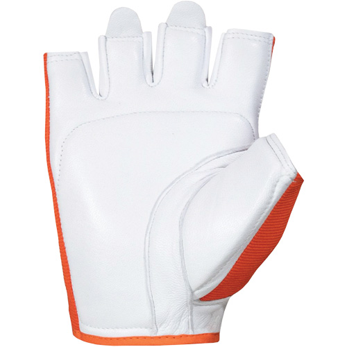 Gants Vibrastop demi-doigts antivibrations, Taille Grand, Paume Ch&egrave;vre Seaboard Timber Mart