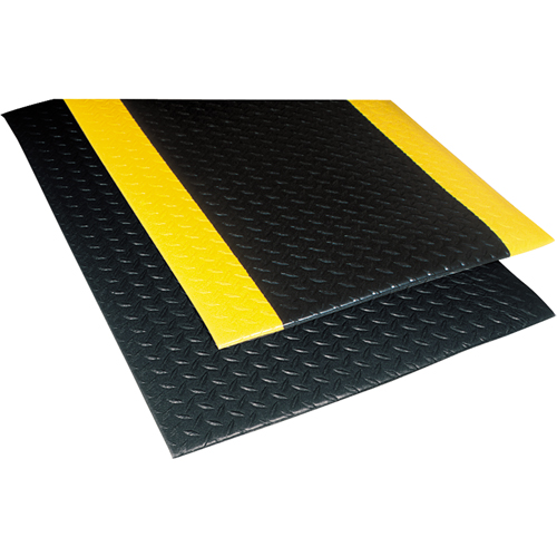 No. 419 Sof-Tred with Dyna-Shield Mats, Diamond, 2' x 3' x 1/2", Black, PVC Seaboard Timber Mart