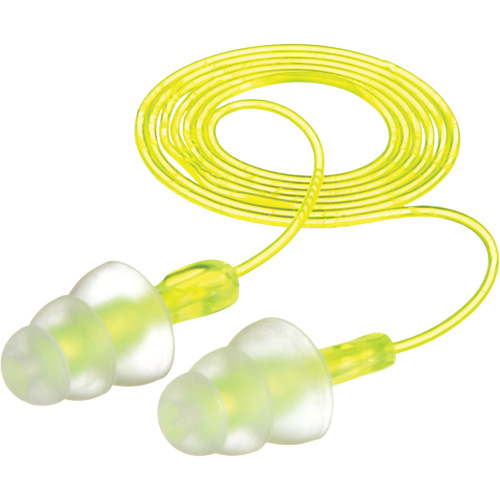 Bouchons d'oreilles r&eacute;utilisables &agrave; trois brides E-A-R, Avec cordon, Vrac - Sac en poly, 26 dB NRR, Taille unique Seaboard Timber Mart