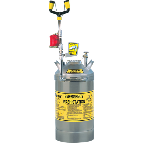 Douche oculaire autonome, Pressuris&eacute;, Capacit&eacute; 13 gal., Conformit&eacute; ANSI Z358.1 Seaboard Timber Mart