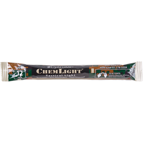 B&acirc;tons de s&eacute;curit&eacute; luminescents Cyalume 6", Rouge, Dur&eacute;e 12 h Seaboard Timber Mart