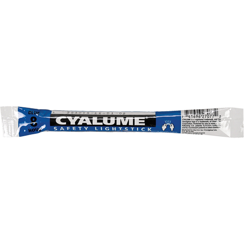 6" Cyalume&reg; Lightsticks, Blue, 8 hrs. Duration Seaboard Timber Mart
