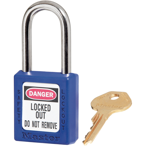 Zenex Padlocks, Safety Padlock, Keyed Different, Thermoplastic, 1-1/2" Width Seaboard Timber Mart