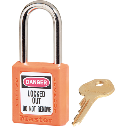 Zenex Padlocks, Safety Padlock, Keyed Different, Thermoplastic, 1-1/2" Width Seaboard Timber Mart