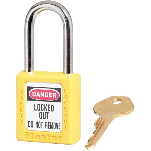 Zenex Padlocks, Safety Padlock, Keyed Different, Thermoplastic, 1-1/2" Width Seaboard Timber Mart