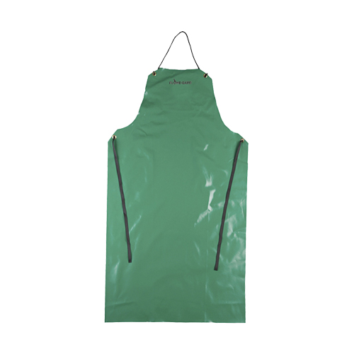A43 48 CA-43&reg; FR Apron, Polyester/PVC, 29" L x 48" W, Green Seaboard Timber Mart