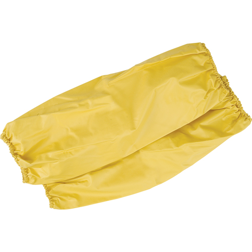 Disposable Sleeves with Elastic Cuffs, 18" long, Polyester/PVC, Yellow Seaboard Timber Mart