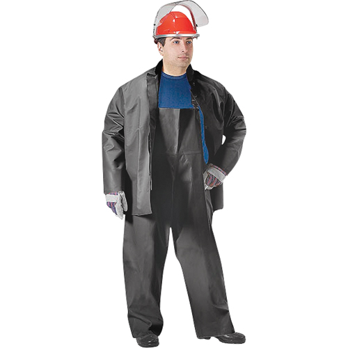 Veste imperm&eacute;able SBR Vulcan, Caoutchouc, T-Grand, Noir Seaboard Timber Mart