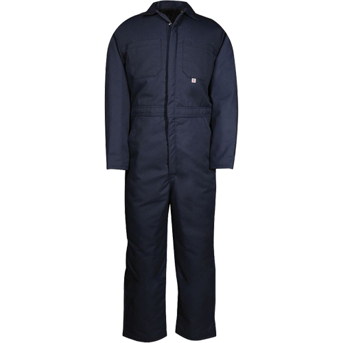 Insulated Coveralls, Men's, Navy Blue, Size Medium Seaboard Timber Mart