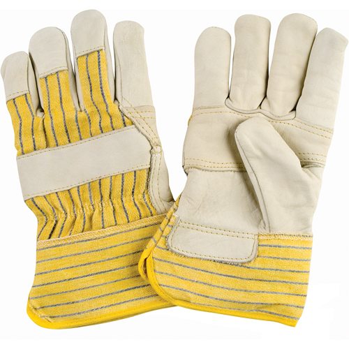 Winter-Lined Patch-Palm Fitters Gloves, X-Large, Grain Cowhide Palm, Cotton Fleece Inner Lining Seaboard Timber Mart