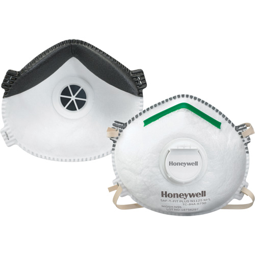 Respirateurs contre les particules Saf-T-Fit Plus N1125, N95, Certifi&eacute; NIOSH, T-Grand Seaboard Timber Mart