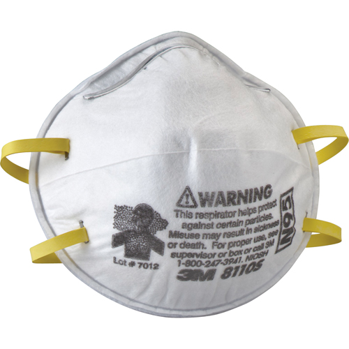 Respirateurs contre les particules 8110S, N95, Certifi&eacute; NIOSH, Petit Seaboard Timber Mart