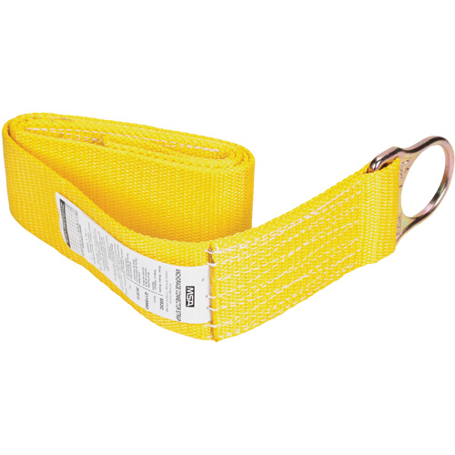 Sangles pour raccord d'ancrage, Anneau en D, Usage Temporaire Seaboard Timber Mart
