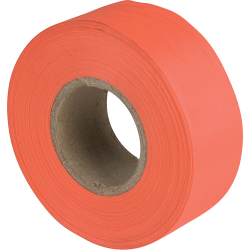 Flagging Tape, 1.1875" W x 150' L, Fluorescent Orange Seaboard Timber Mart