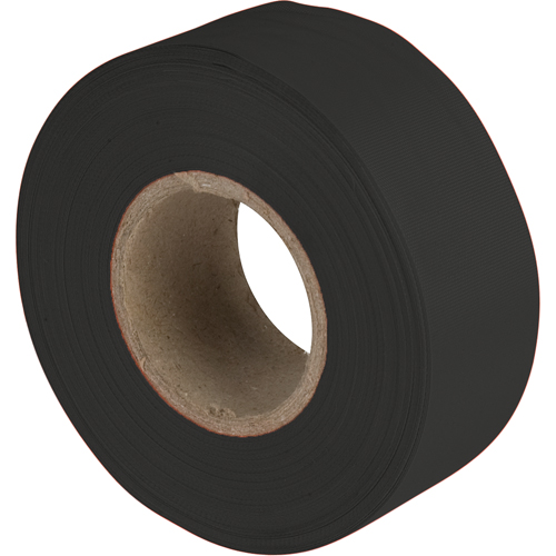 Flagging Tape, 1.2" W x 300' L, Black Seaboard Timber Mart