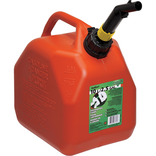 Bidons pour essence Eco, 2,5 gal. US/9,46 L, Rouge, Conformes aux normes CSA/ULC Seaboard Timber Mart