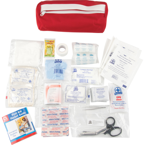 Trousse de premiers soins, Dispositif m&eacute;dical Classe 1, Sac en nylon Seaboard Timber Mart