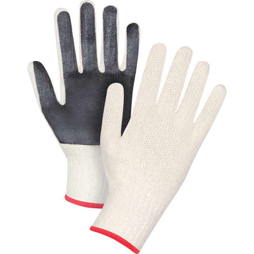 Gants en tricot &agrave; paume enduite, Poly/coton, Un c&ocirc;t&eacute;, Calibre 7, Petit Seaboard Timber Mart