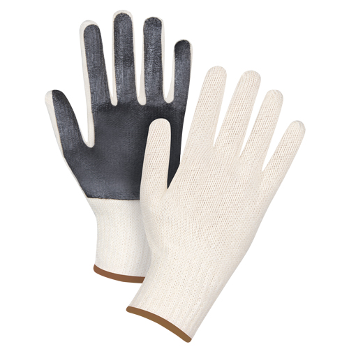 Gants en tricot &agrave; paume enduite, Poly/coton, Un c&ocirc;t&eacute;, Calibre 7, Grand Seaboard Timber Mart