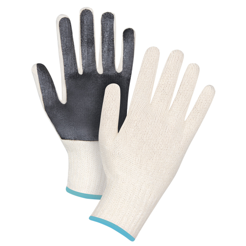 Palm-Coated String Knit Gloves, Poly/Cotton, Single Sided, 7 Gauge, X-Large Seaboard Timber Mart