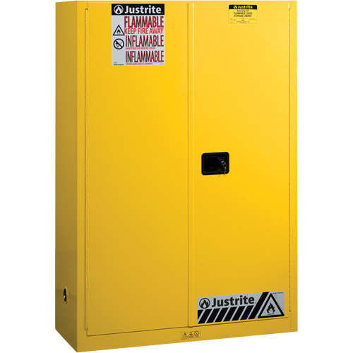 Armoires Sure-Grip EX pour produits inflammables, 45 gal., 2 Porte(s), 43" La x 65" h x 18" p Seaboard Timber Mart