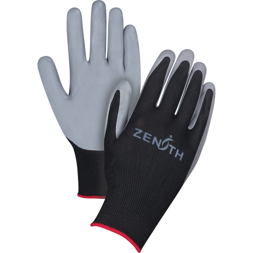 Gants enduits confortables de premi&egrave;re qualit&eacute;, 11/2T-Grand, R&ecirc;vetement Nitrile, Calibre 13, Enveloppe en Polyester Seaboard Timber Mart