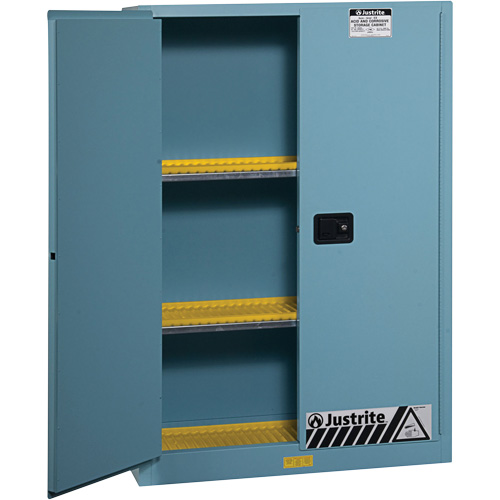 Sure-Grip&reg; Ex Acid/Corrosive Storage Cabinets, 45 gal., 43" x 65" x 18" Seaboard Timber Mart