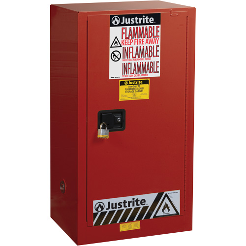 Sure-Grip&reg; EX Combustibles Safety Cabinet for Paint and Ink, 20 gal., 2 Shelves Seaboard Timber Mart