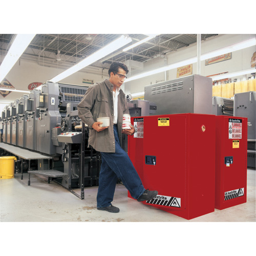 Sure-Grip&reg; EX Combustibles Safety Cabinet for Paint and Ink, 40 gal., 3 Shelves Seaboard Timber Mart