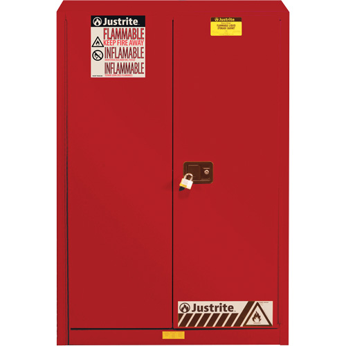 Sure-Grip&reg; EX Combustibles Safety Cabinet for Paint and Ink, 60 gal., 5 Shelves Seaboard Timber Mart