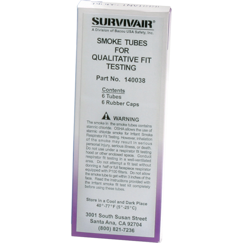 Fit Test Kits - Replacement Tubes, Qualitative, Smoke Testing Solution Seaboard Timber Mart