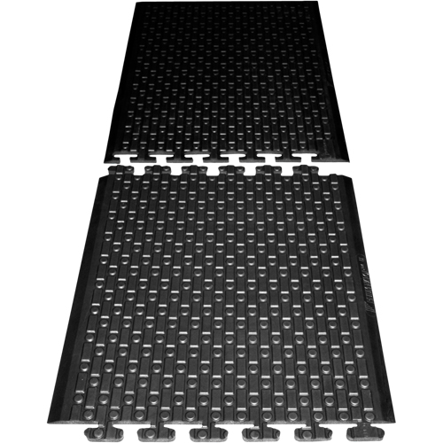 Rejuvenator Connect No. 502 Matting, Polyurethane, 3' W x 3' L, 5/8" Thick, Black Seaboard Timber Mart
