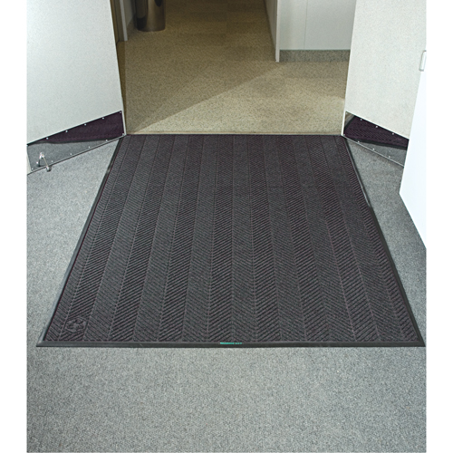 Tapis Waterhog Eco Elite, Essuie-pieds/grattoir, 3' x 8' x 3/8", Cendre grise Seaboard Timber Mart