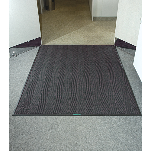 Waterhog&reg; Eco Elite Matting, Wiper/Scraper, 4' x 20' x 3/8", Grey Ash Seaboard Timber Mart