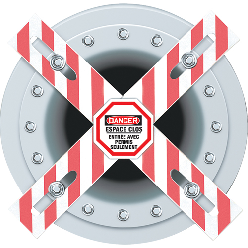 Danger Man-Way Cross Barrier Seaboard Timber Mart