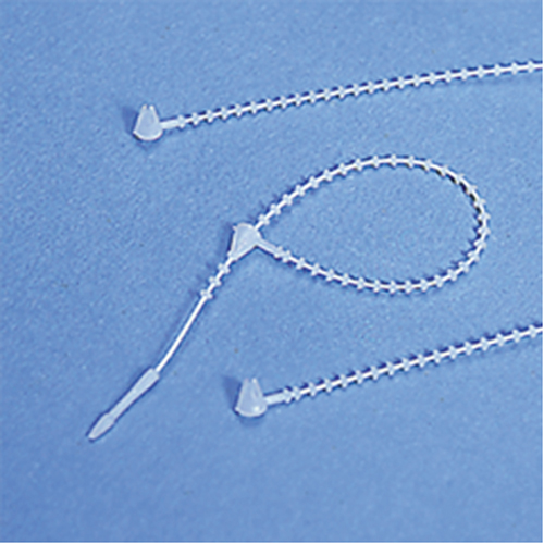 Options de finition pour &eacute;tiquettes - attaches en billes de nylon Seaboard Timber Mart