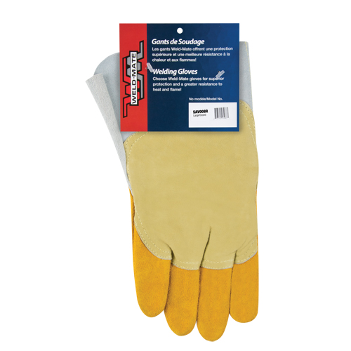 Gants de soudage pour pipelinier, Cuir de vache refendu, Taille Grand Seaboard Timber Mart
