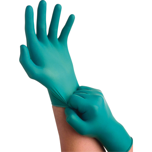Gants TouchNTuff 92-600, T-Grand, Nitrile, 5 mils, Sans poudre, Vert Seaboard Timber Mart